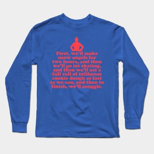 Elf Quote - Plans (Red) Long Sleeve T-Shirt